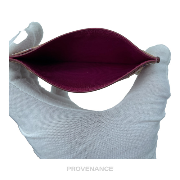 🔴 Prada Card Holder Wallet - Floral Leather - Picture 3 of 6